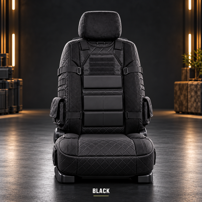🚙 Durable Tactical Truck Seat Cover✨ Storage, Protection & All-Day Comfort