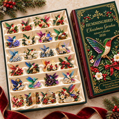 24 Days of Joy in Bloom — Hummingbird Christmas Garden Advent Calendar 2026
