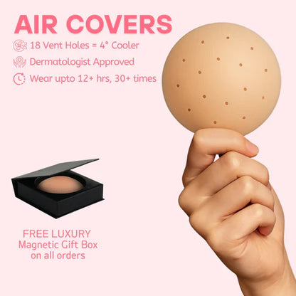 Go Braless! Seamless Nipple Covers(Latex-free and 100% Medical Silicone)