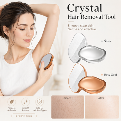 ✨ Crystal Hair Eraser – Reusable Hair Removal & Exfoliation