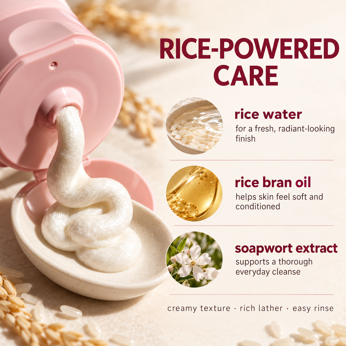 Rice Water Bright Foaming Cleanser