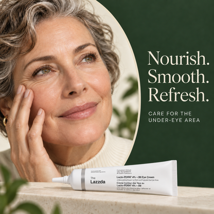 The Lazzda Lacto-PDRN 4% + B9 Eye Cream - Firming & Brightening Eye Care