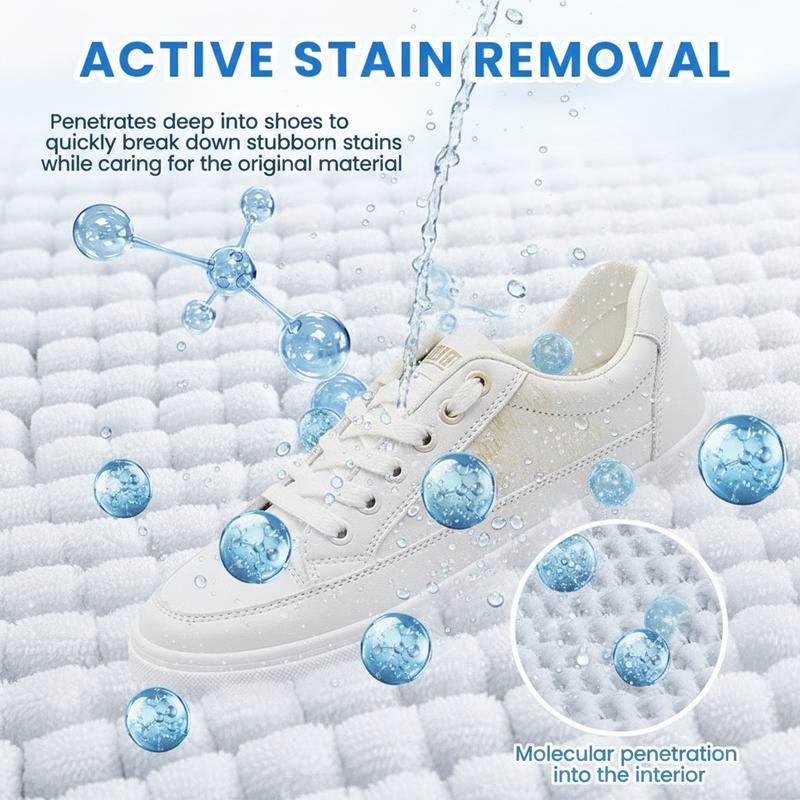 Stellen Sie Ihre weißen Turnschuhe sofort wieder her – ohne Wasser. Kein Durcheinander.