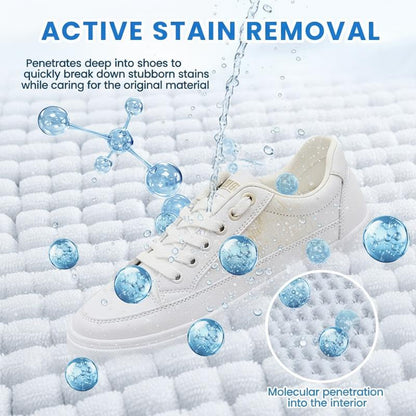 Stellen Sie Ihre weißen Turnschuhe sofort wieder her – ohne Wasser. Kein Durcheinander.