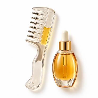 Scalp Liquid Applicator Comb, Refillable Hair Root Oil Massage Comb for Hair Care Treatment( Only Comb)