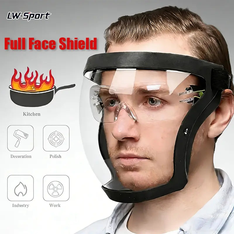 🛠️Anti-Fog Protective Full Face Shield