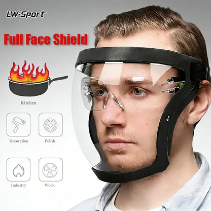 🛠️Anti-Fog Protective Full Face Shield