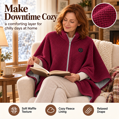 ❄️Heated Wearable Blanket – Stay Warm at Your Desk Without Bulky Layers 🔥