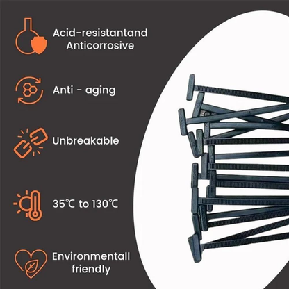 Nylon Universal Cable Tie Buckle (50PCS)
