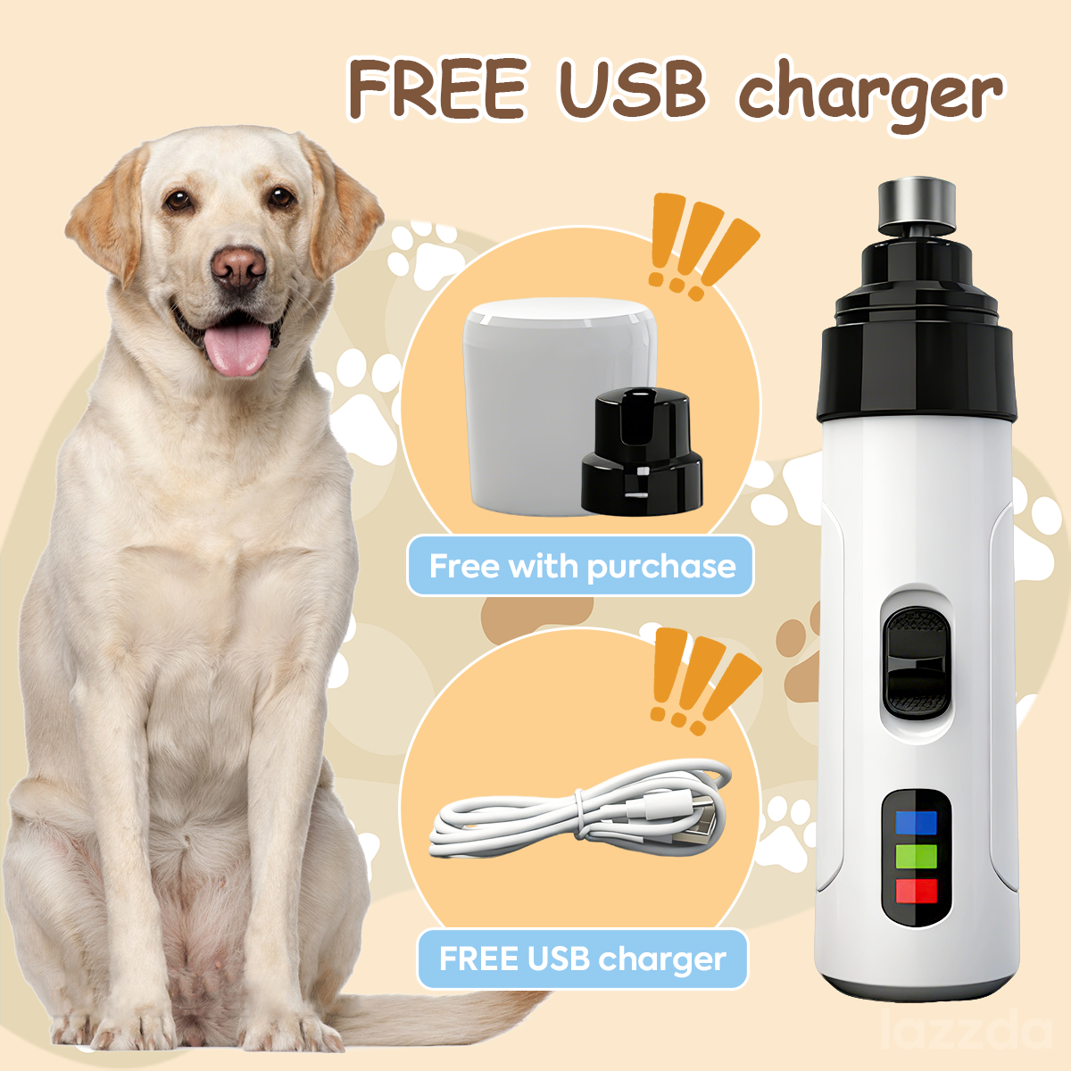 Give your pet a quick and easy manicure——Silent Groom Pro