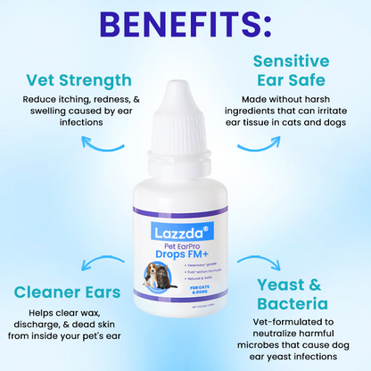 Lazzda Pet EarPro Drops FM+ (𝟟𝟘% 𝕆𝔽𝔽 𝗘𝗡𝗗𝗦 𝗜𝗡 𝟭𝟬 𝗠𝗜𝗡𝗨𝗧𝗘𝗦)