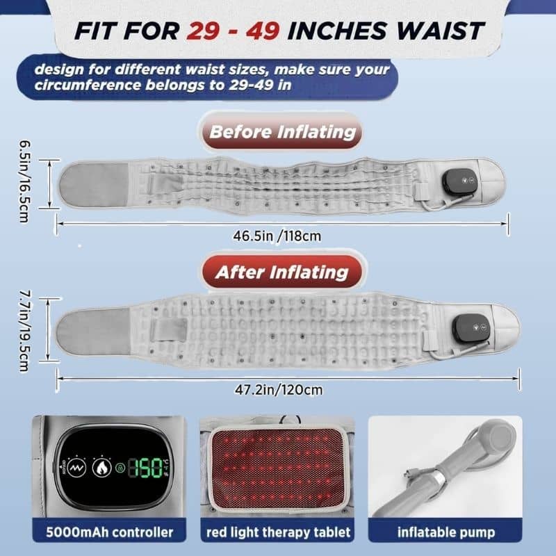 Lazzda 3-in-1 Back Belt