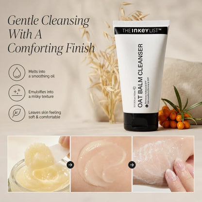 5% Oat Oil Gentle Makeup & Sunscreen Cleansing Balm