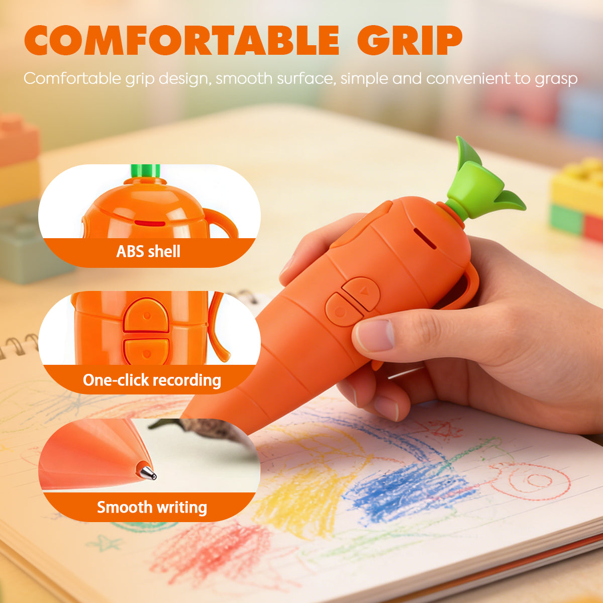 Lazzda Carrot Recorder Pen