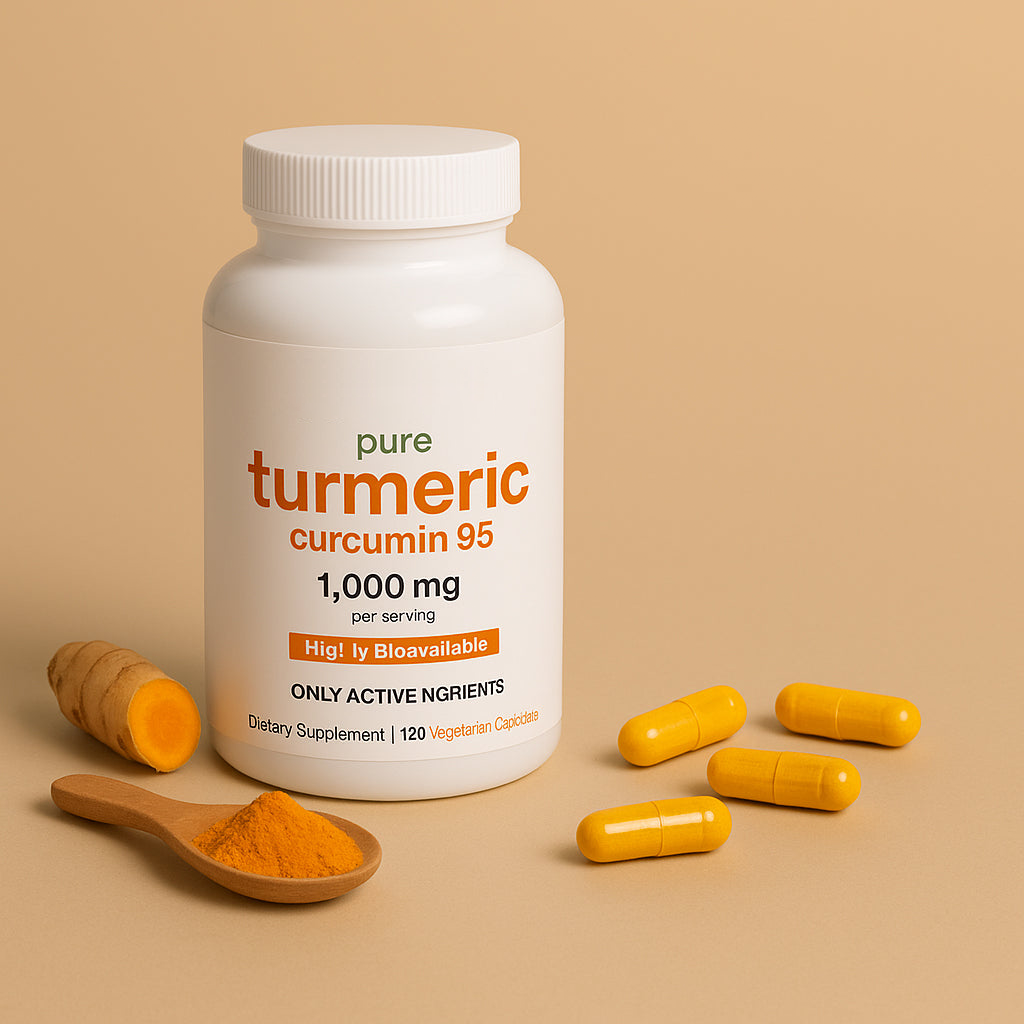 Turmeric Curcumin with Black Pepper & MCT Oil – 120 Capsules