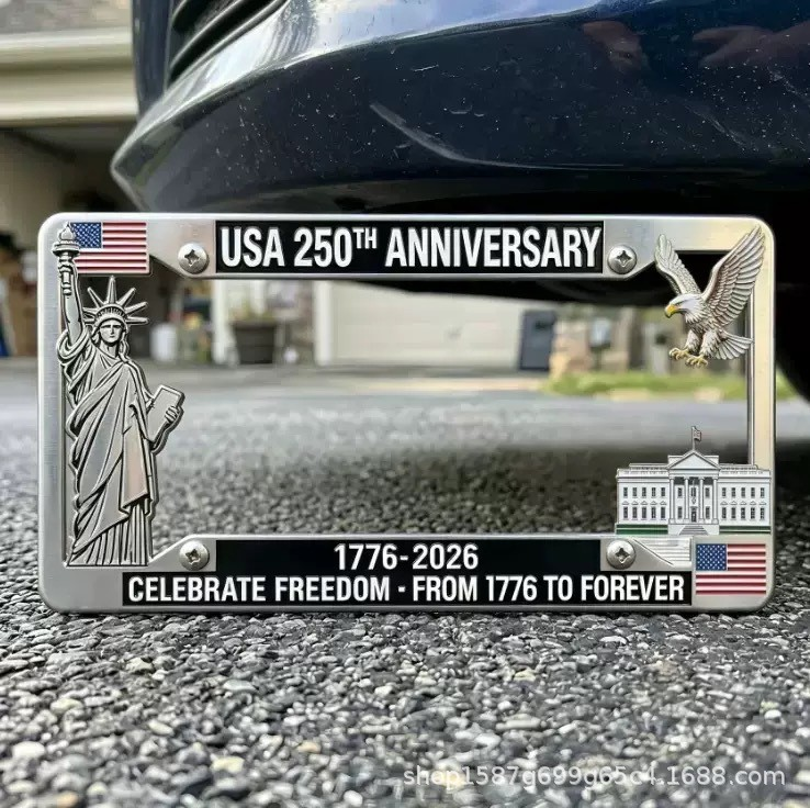 🗽🇺🇸 250th Anniversary Commemorative License Plate Frame🚗