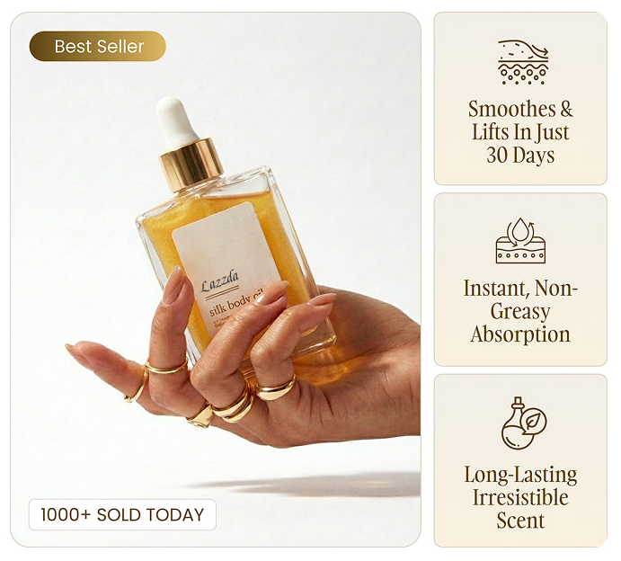 Lazzda® Silk Body Oil
