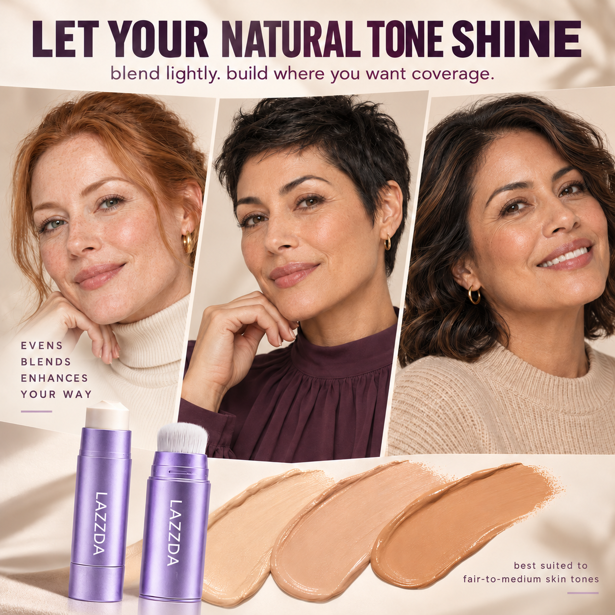 Changing Foundation Stick  – The stick that makes mature skin glow again