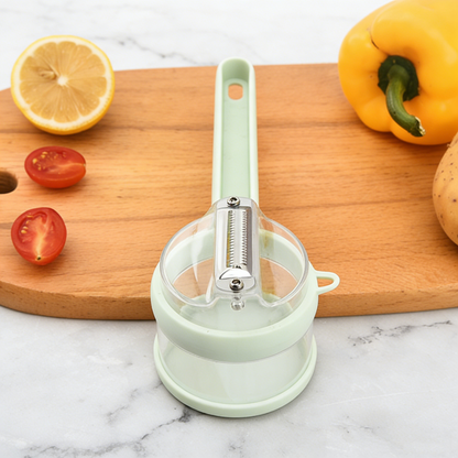 Retractable Splash-Proof Peeler — No More Messy Kitchen Counters 🥔✨