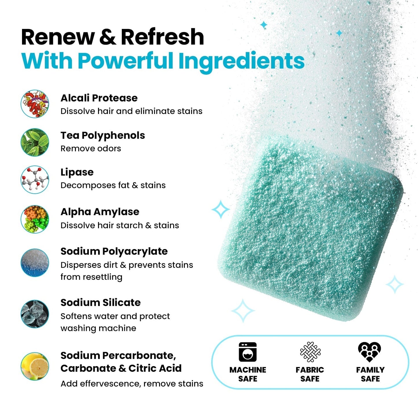 Nettoyant pour machine à laver Lazzda Pro