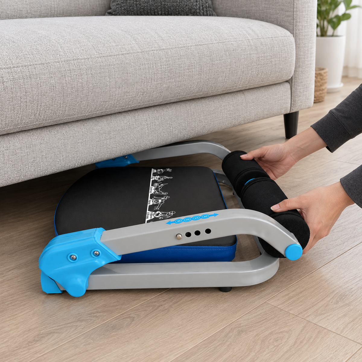 Lazzda Assisted Sit-Up & Ab Trainer