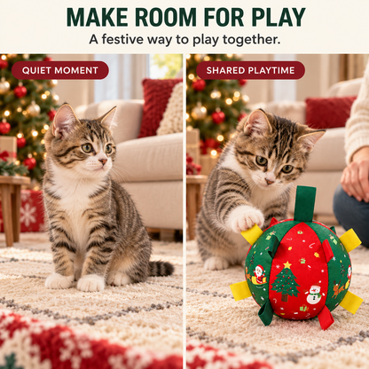 Christmas Cat Ball