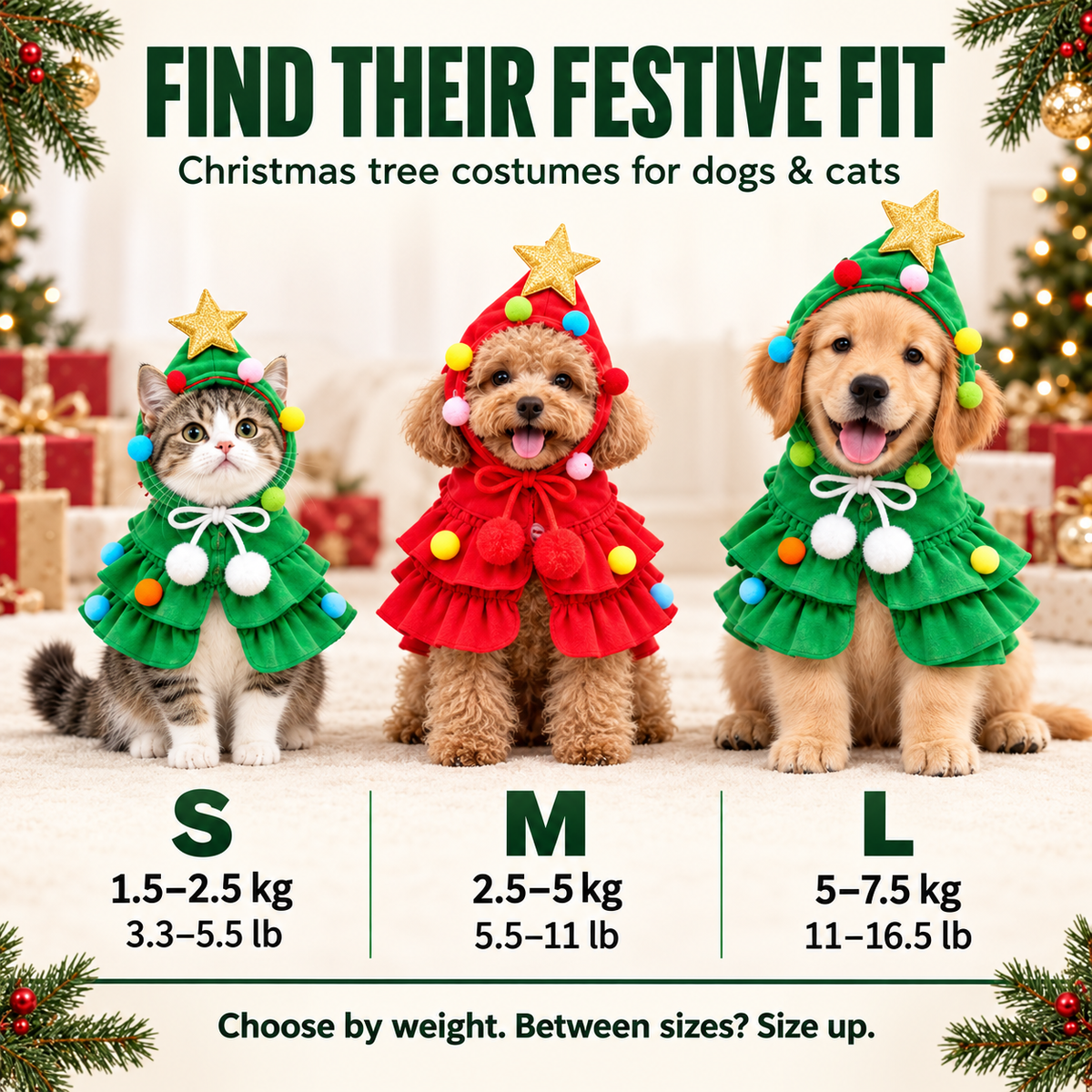 Christmas Tree Pet Costume