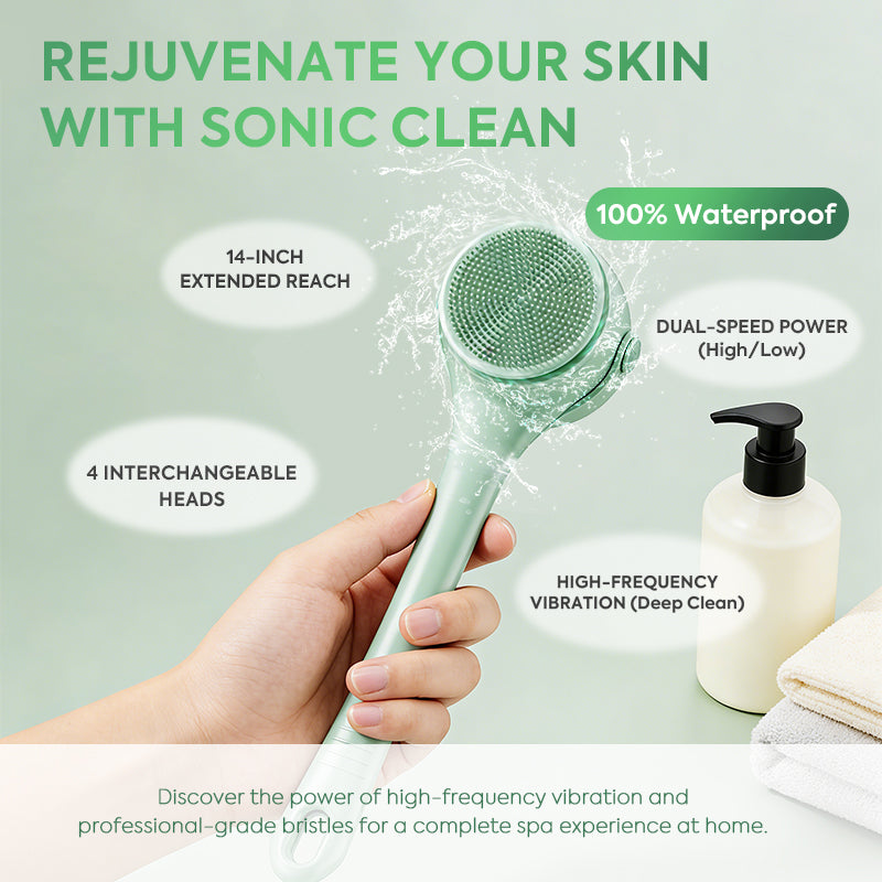 Sonic Body Brush & Back Scrubber