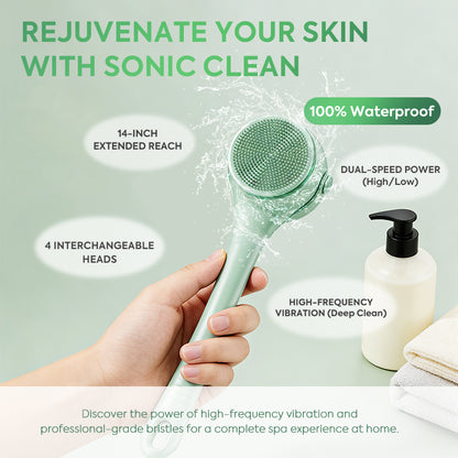 Sonic Body Brush & Back Scrubber