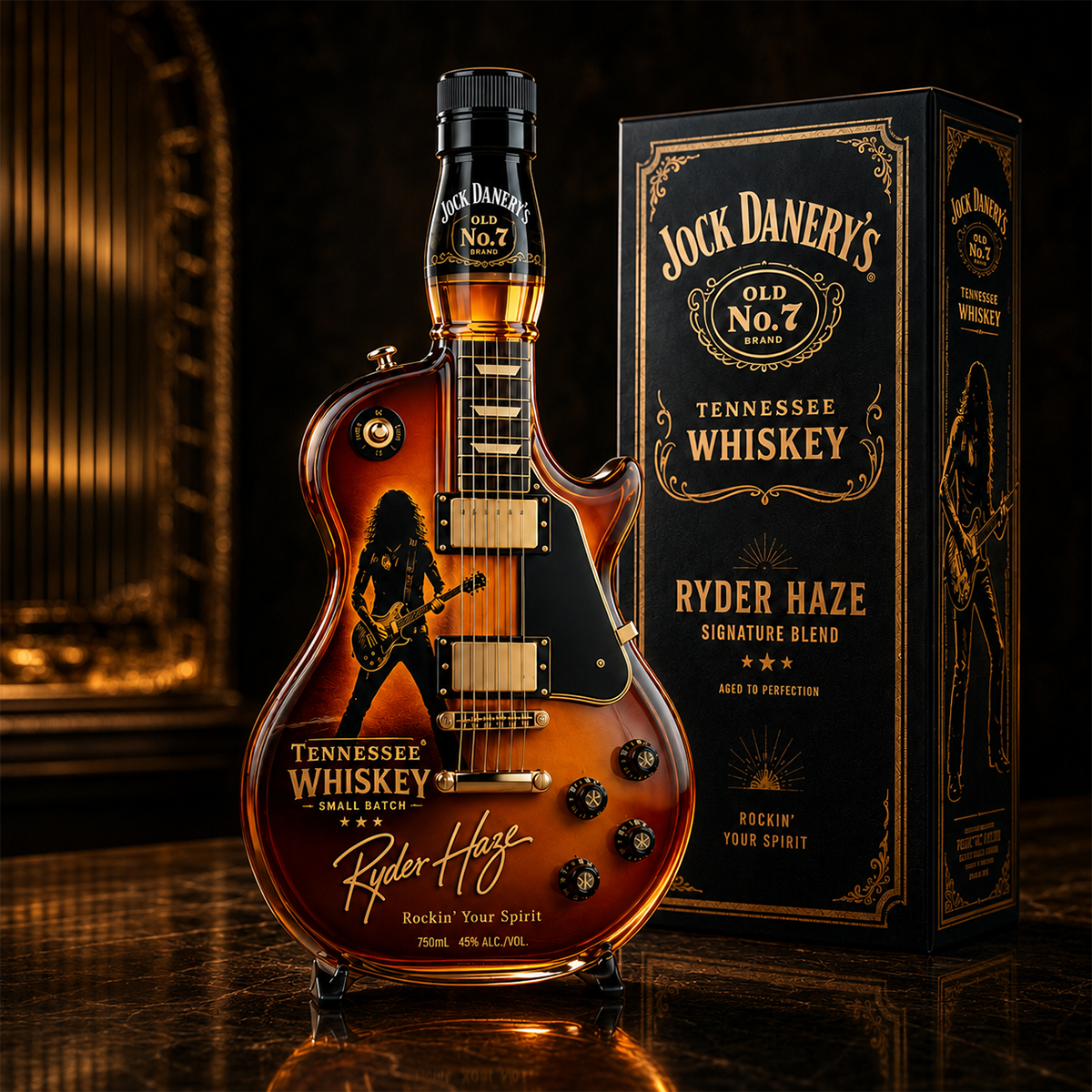 Appetite for Rock: Vintage Sunburst Figurine Spirit Bottle