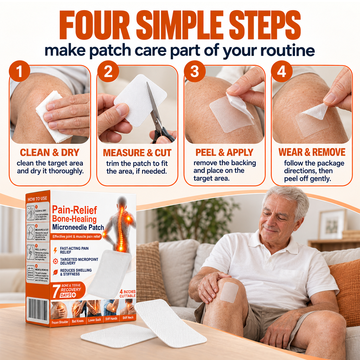 Advanced Microneedle Patches — Targeted Comfort for Everyday Movement