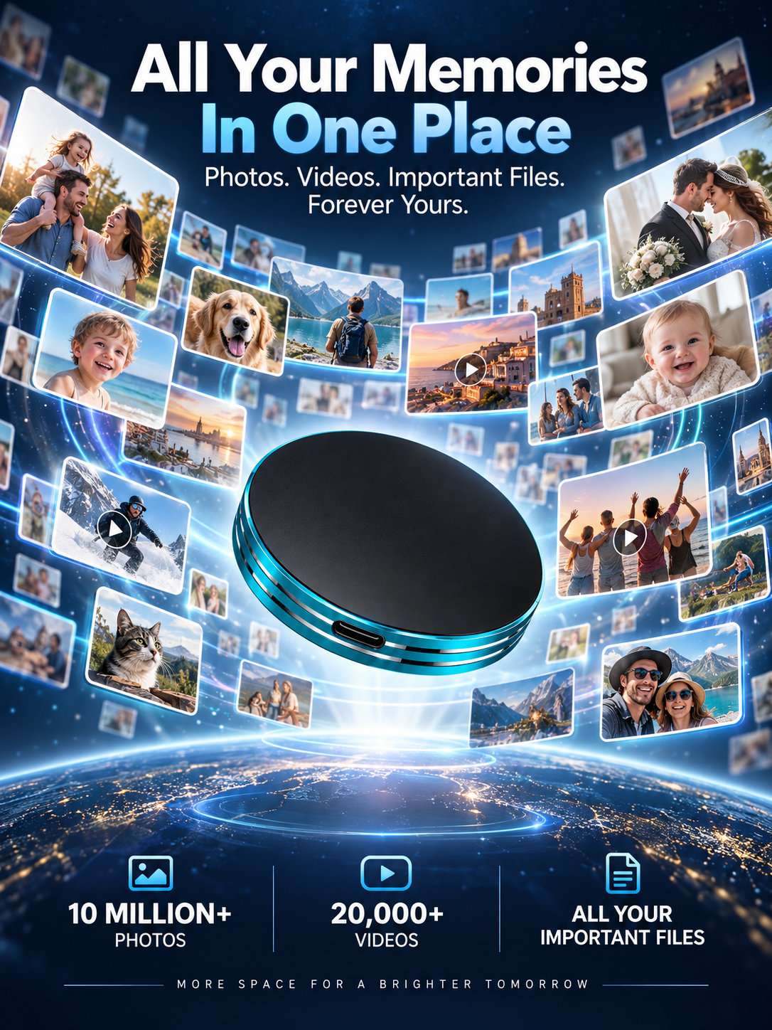 C Magnetic Anti-Lost Portable SSD External Solid State Drive