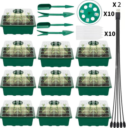 Adjustable Humidity Seed Starter Trays