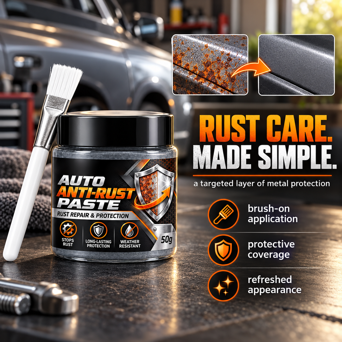 🔥Car Metal Rust Repair Paste🔥