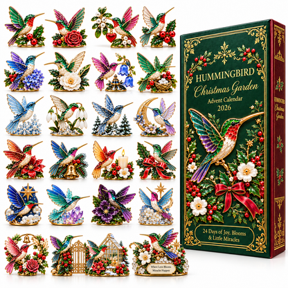 24 Days of Joy in Bloom — Hummingbird Christmas Garden Advent Calendar 2026