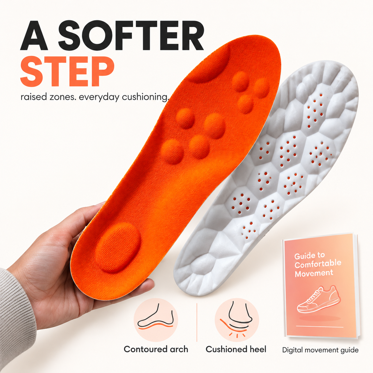 Kids’ Massage Insoles – Cushioned Comfort for Growing Feet