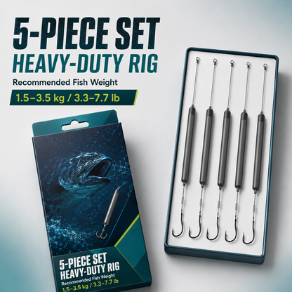 🎣 Pre-Tied Off Bottom Fishing Rig | Anti-Snag Floating Bottom Hook Leaders