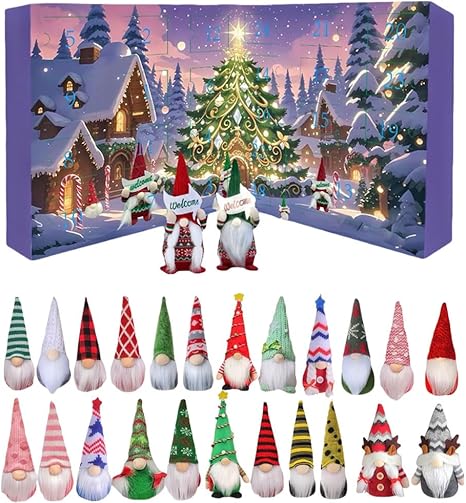 🎅Christmas Halloween Gnome Countdown Calendar 2025🎅