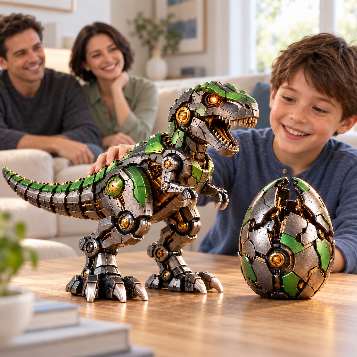 Mechanical T-Rex Egg – From Mysterious Egg to Mighty Robotic Dinosaur! 🥚⚙️✨