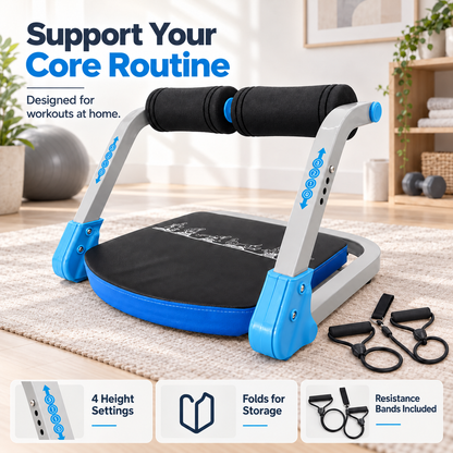 Lazzda Assisted Sit-Up & Ab Trainer