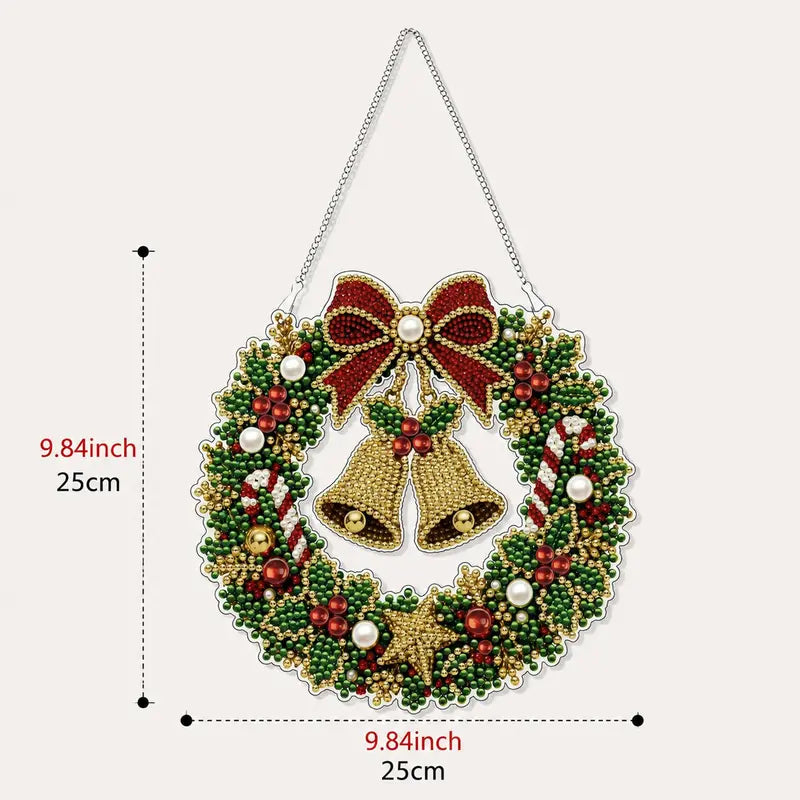 Christmas Diamond Painting Ornament Kit – 18 Designs