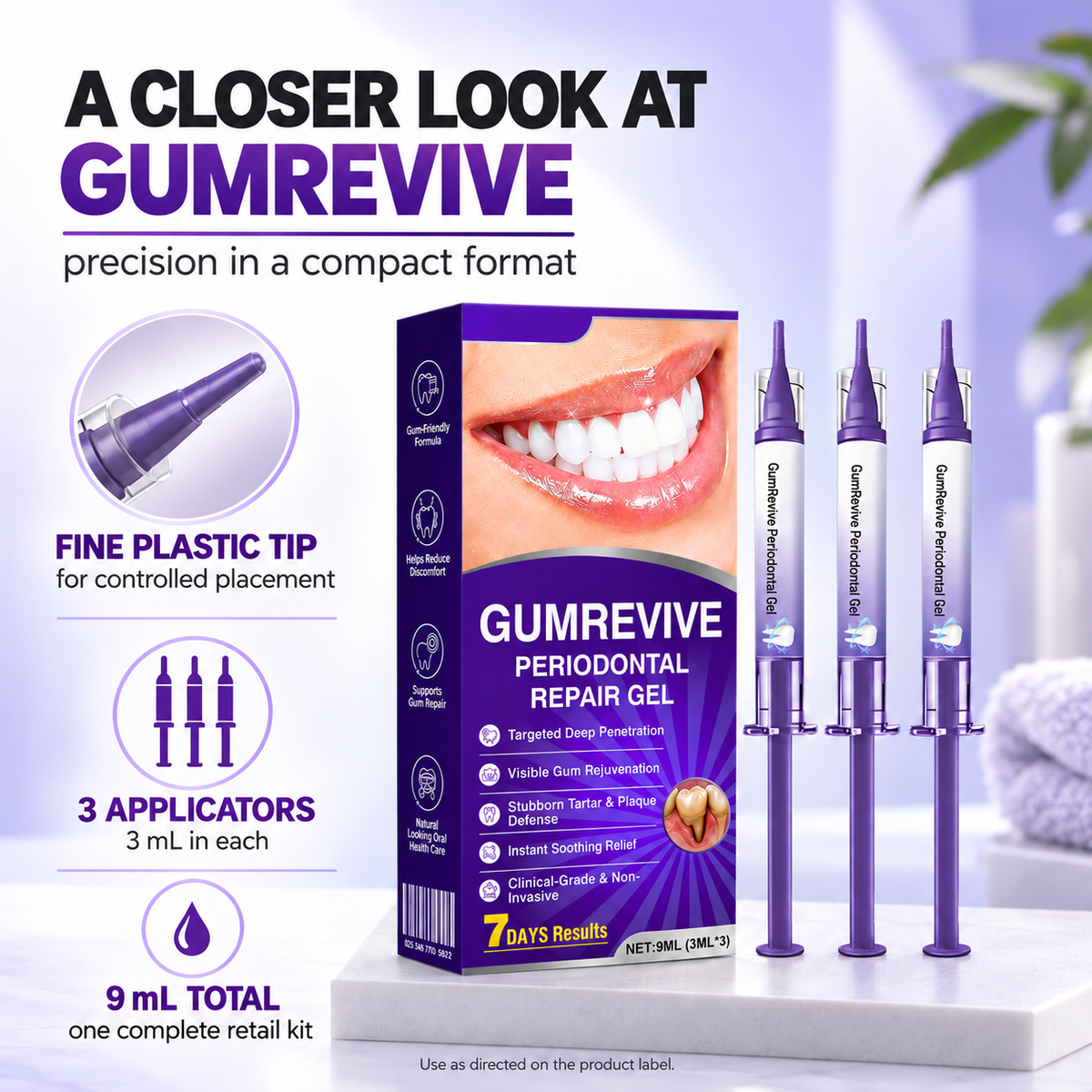 🇨🇦👨‍⚕️✅️👍Advanced Formula🦷Lazzda GumRevive Periodontal Repair Gel