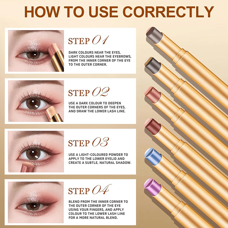 3 Color Eyeshadow Stick