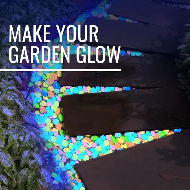 💥Glow In The Dark Rocks - Illuminate Your Outdoors with Enchanting Glow!