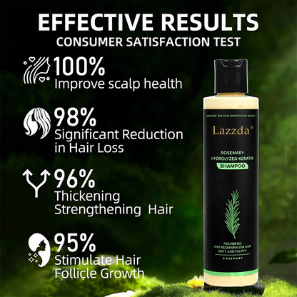 Lazzda Organic Rosemary Hair Growth Shampoo