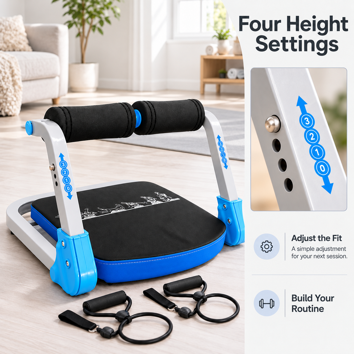Lazzda Assisted Sit-Up & Ab Trainer
