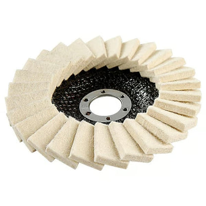 5Inch Wool Polishing Wheels Set for Angle Grinders
