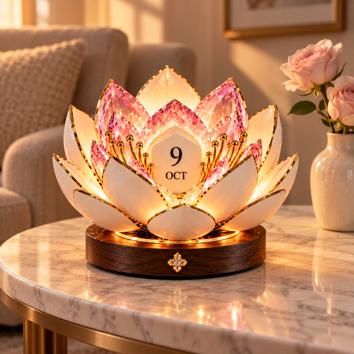 Automatic Blooming Perpetual Calendar