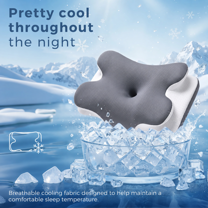 Lazzda Adjustable Ergonomic Memory Foam Pillow