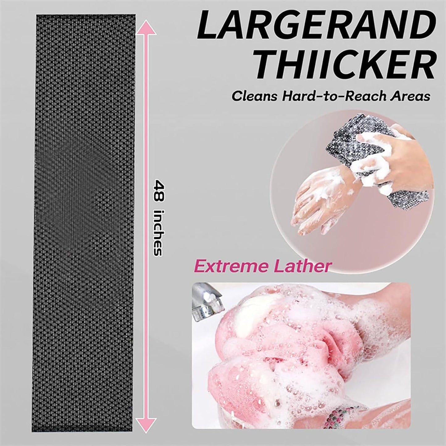 Exfoliating Shower Towels – Soft & Quick-Dry